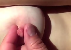 Big nipples pulled and yanked slow motion